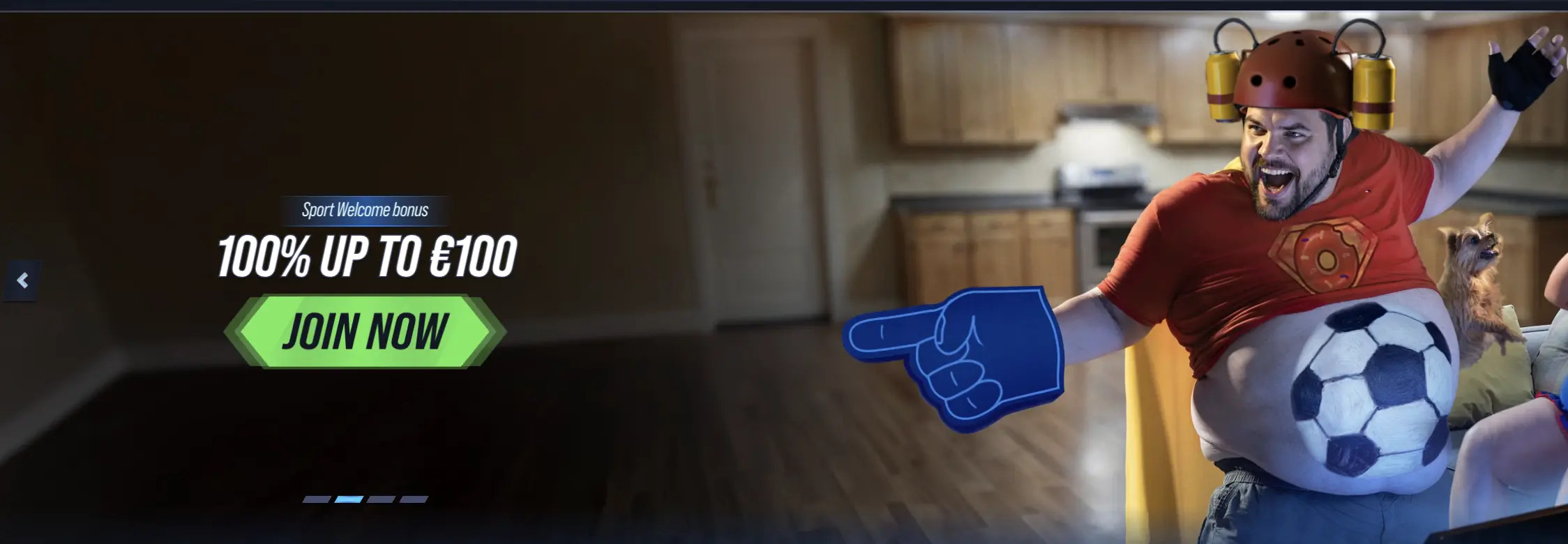 Vegas Hero Casino Welcome Banner